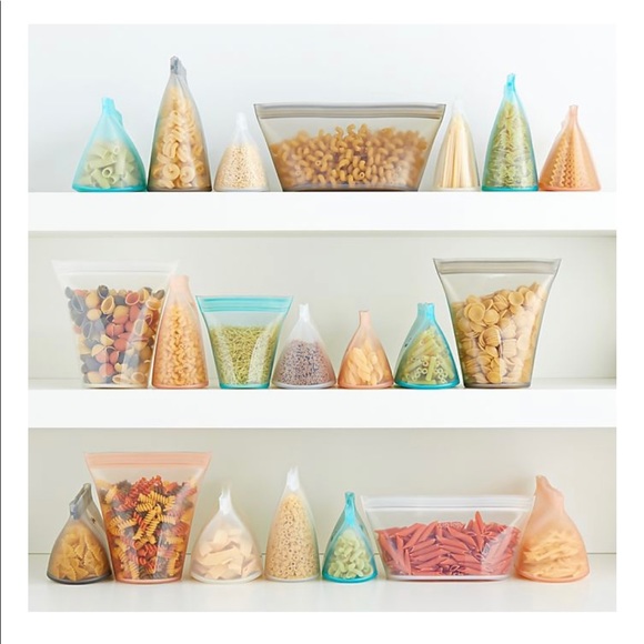 Zip Top Reusable Silicone Food Storage Bags and Containers - Picture 3 of 5